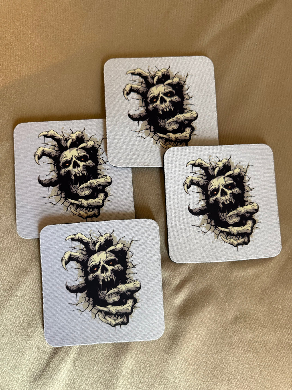 (Sample) coasters made by hand (4pack-is $5.00)(2pack-is $3.00