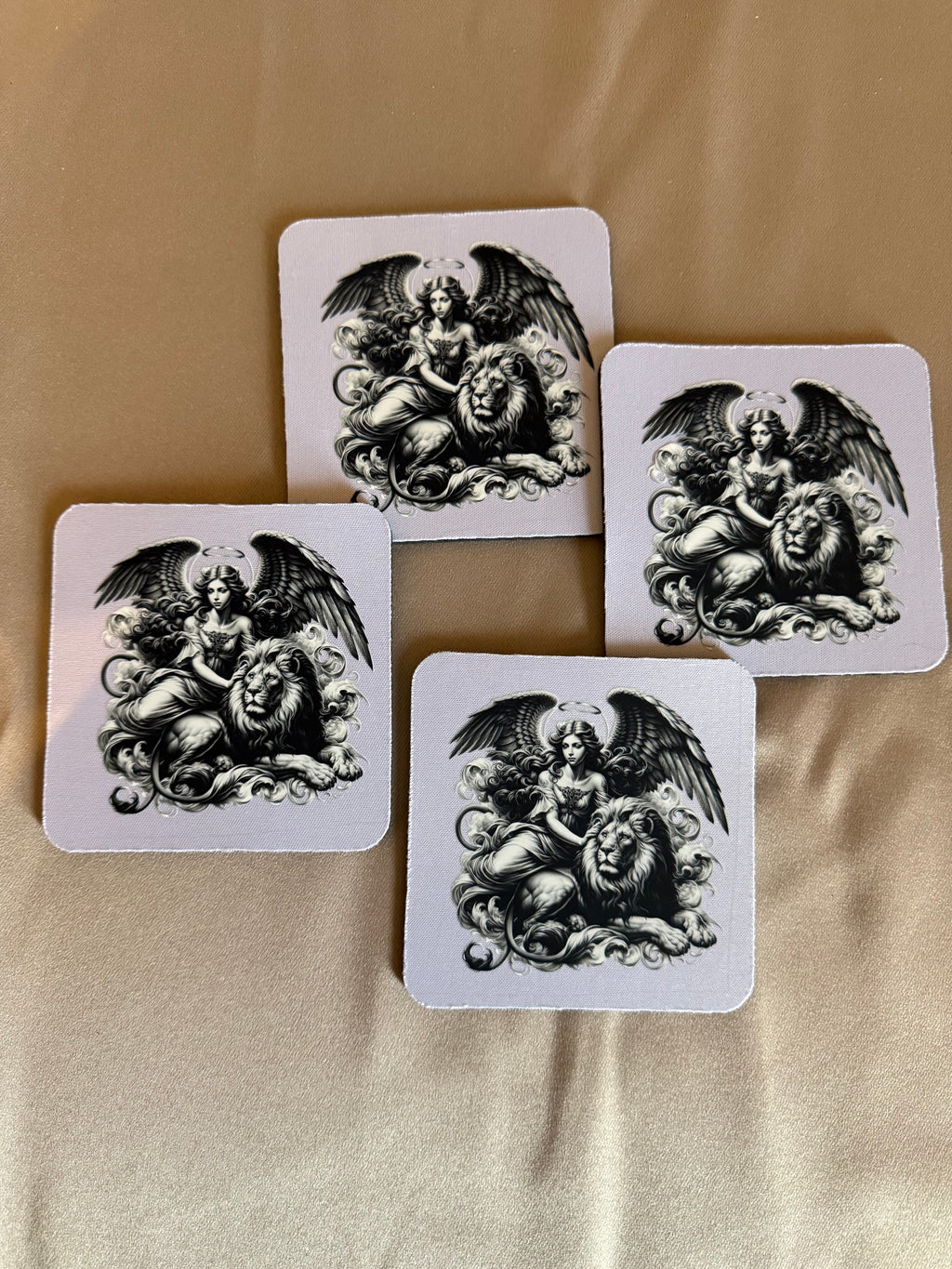 (Sample) coasters made by hand (4pack-is $5.00)(2pack-is $3.00